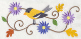 Goldfinch and Asters Border