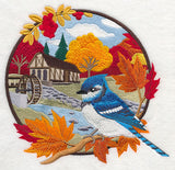 Country Autumn - Bluejay and Mill