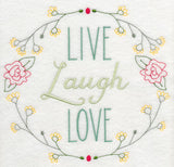 Live Laugh Love Wreath