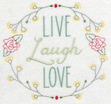 Live Laugh Love Wreath