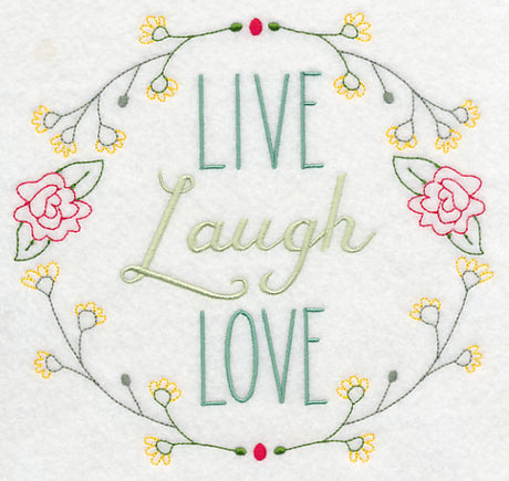 Live Laugh Love Wreath