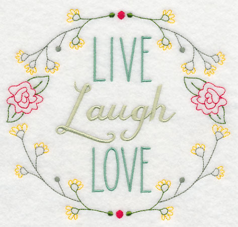 Live Laugh Love Wreath