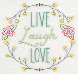 Live Laugh Love Wreath