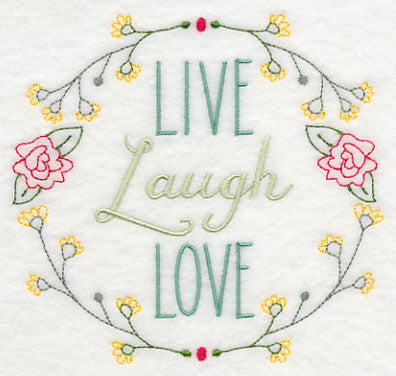 Live Laugh Love Wreath