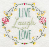 Live Laugh Love Wreath