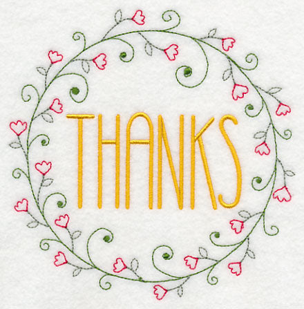 Thanks Wreath