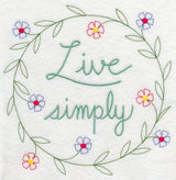 Live Simply Wreath