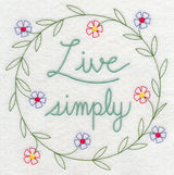 Live Simply Wreath