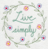 Live Simply Wreath