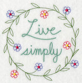 Live Simply Wreath