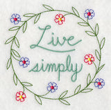 Live Simply Wreath