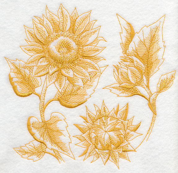 Sunflower Botanical (Toile)