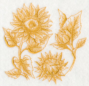 Sunflower Botanical (Toile)