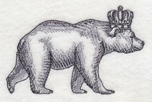Bear in Crown