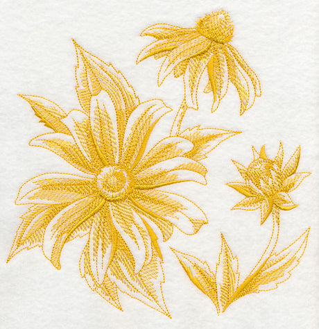 Black-Eyed Susan Botanical (Toile)