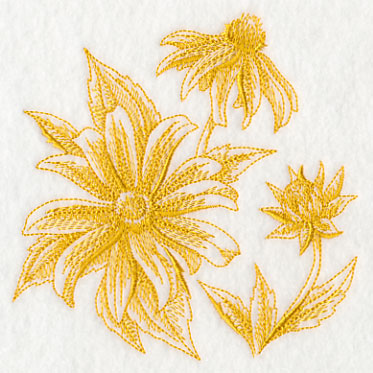 Black-Eyed Susan Botanical (Toile)