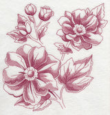 Anemone Botanical (Toile)
