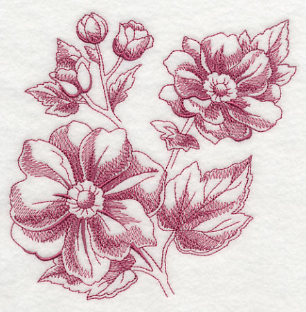 Anemone Botanical (Toile)