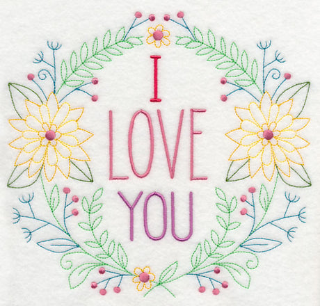I Love You Wreath