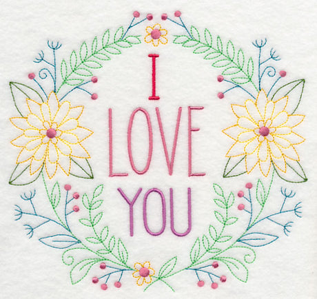 I Love You Wreath