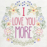 I Love You More Wreath