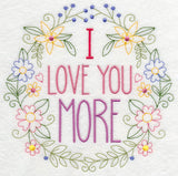 I Love You More Wreath