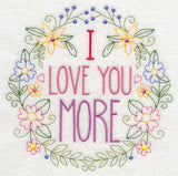 I Love You More Wreath