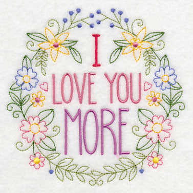 I Love You More Wreath
