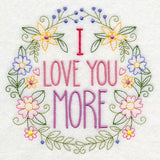 I Love You More Wreath