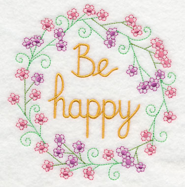 Be Happy Wreath