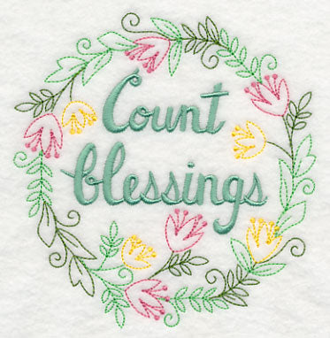 Count Blessings Wreath
