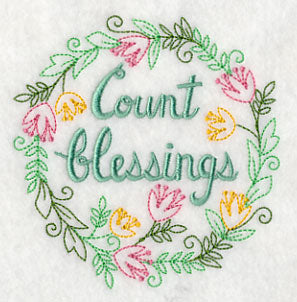 Count Blessings Wreath