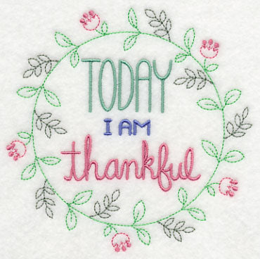 Today I Am Thankful Wreath