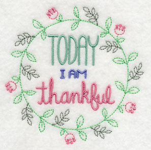 Today I Am Thankful Wreath