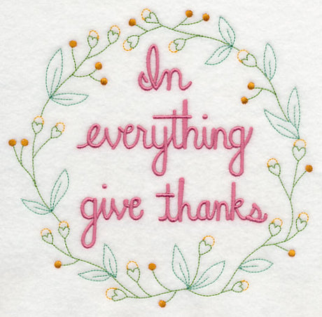 In Everything Give Thanks Wreath