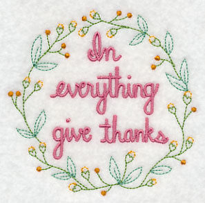 In Everything Give Thanks Wreath