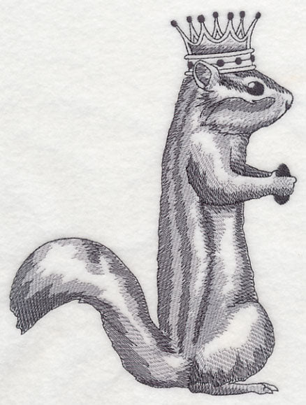 Chipmunk in Crown