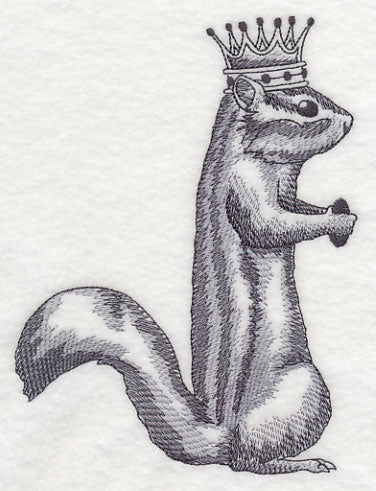 Chipmunk in Crown