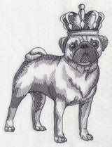 Pug in Crown