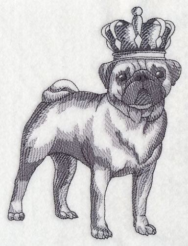 Pug in Crown