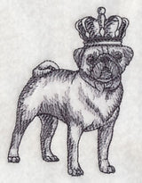 Pug in Crown
