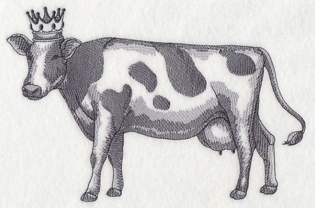 Cow in Crown