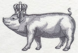 Pig in Crown