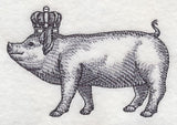 Pig in Crown