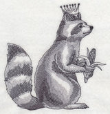 Raccoon in Crown