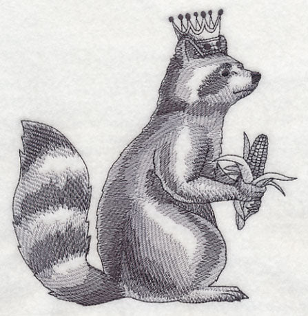 Raccoon in Crown