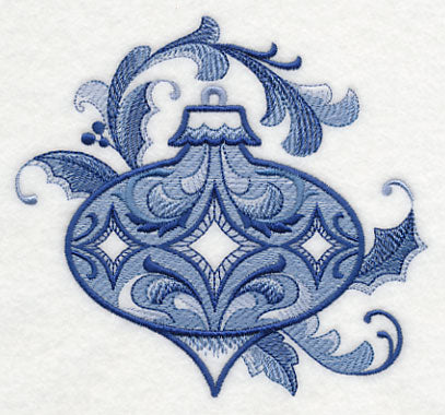 Delft Blue Starry Ornament