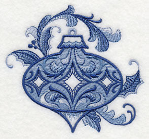 Delft Blue Starry Ornament