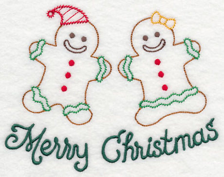 Merry Christmas Gingerbread (Vintage)