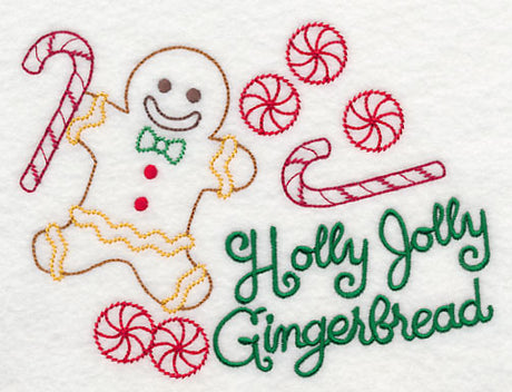 Holly Jolly Gingerbread (Vintage)
